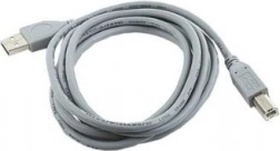 Cable USB 2.0 AB (AM–BM) 1,8 m gris