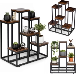 Soporte para plantas con 6 estantes estilo loft ModernHome