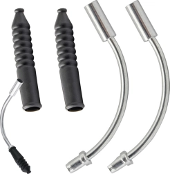 Juego para frenos en V de bicicleta con tubos y gomas