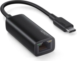 Adaptador AUKEY USB‑C a Gigabit Ethernet con indicadores LED