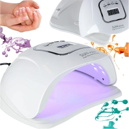 Lámpara UV/LED para uñas SUN X10 280 W, 45 LED con temporizador