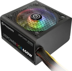 Thermaltake Litepower II Black 750 W – fuente de alimentación ATX con PFC activo y ventilador silencioso de 120 mm