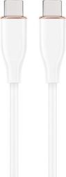 Cable USB-C a USB-C blanco 1,5 m