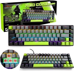 Teclado mecánico gaming 60% MEDIA-TECH RED CORE MX60