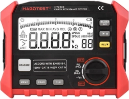 Tester digital de resistencia de puesta a tierra Habotest