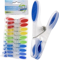 Pinzas de ropa de plástico 20 uds