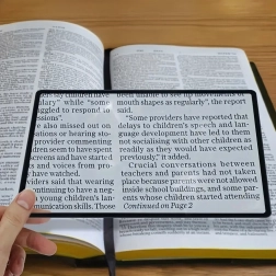 Lupa de página elástica 12 × 18 cm