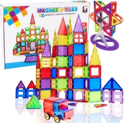 Juego de construcción 3D magnético – 106 piezas