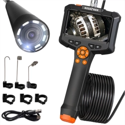 Cámara de inspección BIGSTREN 5 m IP67 con pantalla Full HD y 8 LED