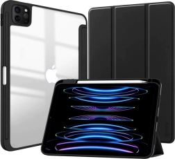 PrimeFolio funda protectora para iPad Air 11 y iPad Pro 11, negro/transparente