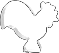 Cortador de acero inoxidable gallo 6,5 cm