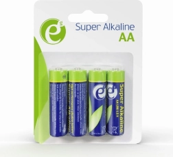 Pilas alcalinas AA LR6 1.5 V – 4 uds., blíster