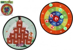 Diana reversible de velcro con pelotas 34 cm