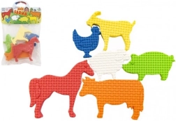 Pegatinas de espuma para el agua Nuestra granja – 6 uds