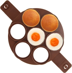 Molde de silicona para huevos y tortitas Orion Sillinie 24 cm