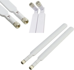 Juego de 2 antenas LTE omnidireccionales de interior SMA – blanca
