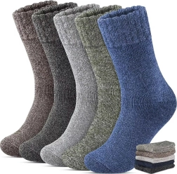 Calcetines de invierno para hombre – set de 5 pares (talla 39–45)