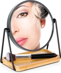 Espejo cosmético de doble cara con soporte 18,5 × 10,5 × 20 cm