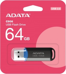 Unidad flash USB ADATA C906 64 GB USB 2.0 negra