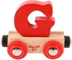 Bigjigs Rail vagón de madera - letra G