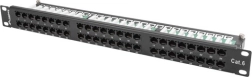 Panel de parcheo 48 puertos 1U cat.6 negro