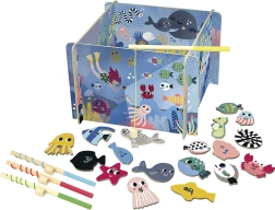 Vilac pesca de animales marinos – juego magnético para 4 jugadores