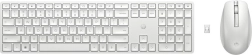 Teclado y ratón inalámbricos HP 650 blancos