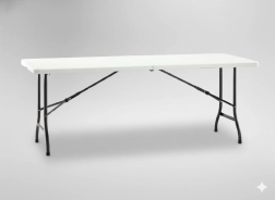 Mesa plegable de camping y catering 180 × 70 × 74 cm