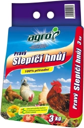 Estiércol de gallina auténtico 3 kg AGRO