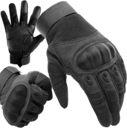 Guantes táctiles tácticos XL Trizand – negros