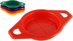 Colador de plástico colorido para arena