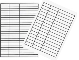 Regla guía para cuaderno A4 con líneas de plástico rígido