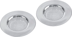Colador de acero inoxidable para fregadero 7,5 cm y 3,8 cm, 2 uds.