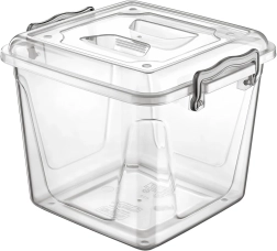 Caja de almacenamiento Multi cuadrada baja 8,5 l