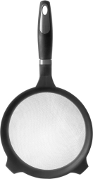Colador de cocina de 19,5 cm con malla fina de acero inoxidable