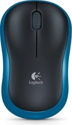 Ratón inalámbrico Logitech M185 azul
