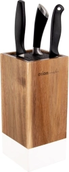 Bloque de cuchillos de madera Whiteline