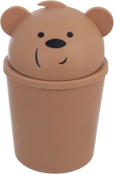 Papelera oso 1,5 l marrón