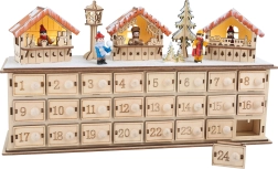 Small foot calendario de Adviento de madera mercado navideño