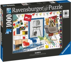 Puzzle Ravensburger Eames Design sillas clásicas 1000 piezas