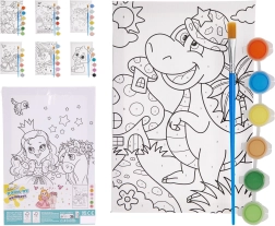 Pintura por números para niños con marco
