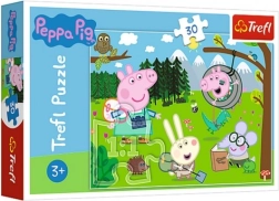 Rompecabezas Trefl Peppa Pig Expedición en el bosque 30 piezas