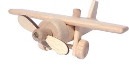 Avión de madera para niños