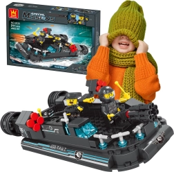 Lancha policial SWAT – set de construcción para niños