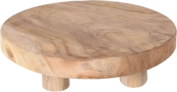 Tabla de servir de madera con patas 30 cm