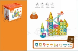 Juego de construcción magnético para niños de 139 piezas