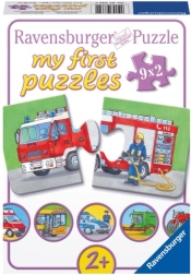 Ravensburger mis primeros puzles – vehículos y máquinas 9×2 piezas
