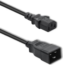 Cable de alimentación de red C20 a C13, 1,2 m