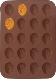 Molde de silicona para galletas – nueces, marrón SILLINIE