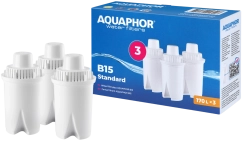 Juego de cartuchos filtrantes para jarra AQUAPHOR B15 Standard – 3 uds